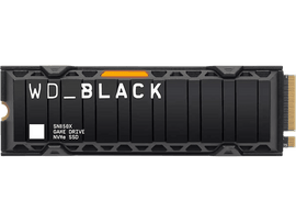 WESTERN DIGITAL Disque dur SSD interne 2 TB SN850X avec Heatsink Black NVMe M.2 (WDBB9H0020BNC-WRSN)