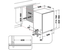 Charger l&#39;image dans la galerie, WHIRLPOOL Lave-vaisselle tout encastrable C (W7I HP40 LC)
