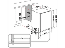 Charger l&#39;image dans la galerie, WHIRLPOOL Lave-vaisselle tout encastrable C (W7I HP40 LC)
