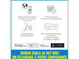 WIZ Ampoule LED intelligente Wi-Fi Filament Edison E27 40W Lumière blanche et colorée (929003267301)
