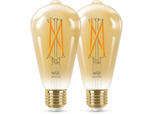 Charger l&#39;image dans la galerie, WIZ Ampoule Smart Whites Blanc chaud E27 6.7 W - 2 pièces (55107700)
