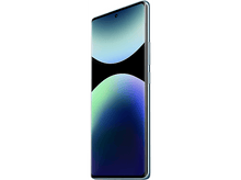 Charger l&#39;image dans la galerie, Un téléphone bleu avec un écran incurvé.
