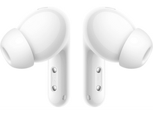 Charger l&#39;image dans la galerie, Deux écouteurs blancs, chacun avec un embout auriculaire, un microphone et des boutons de commande.
