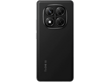 Charger l&#39;image dans la galerie, Dos de téléphone Redmi noir avec quatre caméras, logo 5G et marque Redmi.
