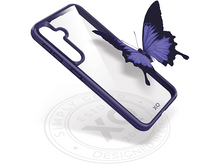 Charger l&#39;image dans la galerie, XQISIT Cover Borboleta Galaxy A15 4G Mauve (600640)
