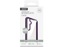 Charger l&#39;image dans la galerie, XQISIT Cover Borboleta Galaxy A35 Mauve (600646)
