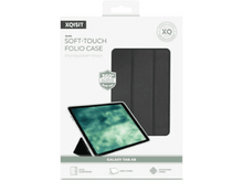 Charger l&#39;image dans la galerie, XQISIT Galaxy Tab A8 Soft Touch Cover Noir (51269) Bookcover 10,5 pouces Noir
