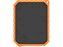 Charger l&#39;image dans la galerie, Une tablette robuste orange et noire sur fond blanc. La tablette a un écran et un cadre noirs.
