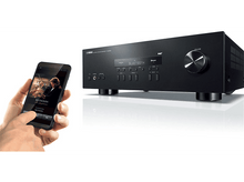 Charger l&#39;image dans la galerie, YAMAHA Amplificateur Stéréo DAB/DAB+ Bluetooth Noir (RS202DBL)
