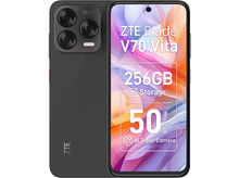 Charger l&#39;image dans la galerie, Un smartphone ZTE Blade V70 Vita noir avec un grand écran affichant des informations.
