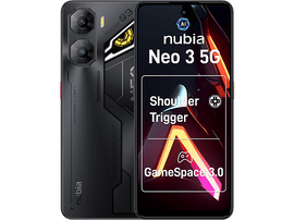 Téléphone nubia Neo 3 5G noir. Dispose d