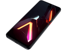 Charger l&#39;image dans la galerie, Un smartphone noir avec un écran coloré.
