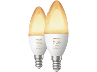 PHILIPS HUE Ampoule Smart White Ambiance E14 4 W - 2 pièces (35673300)