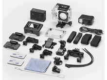 Charger l&#39;image dans la galerie, VIZU Actioncam X6S + Kit de fixation noir
