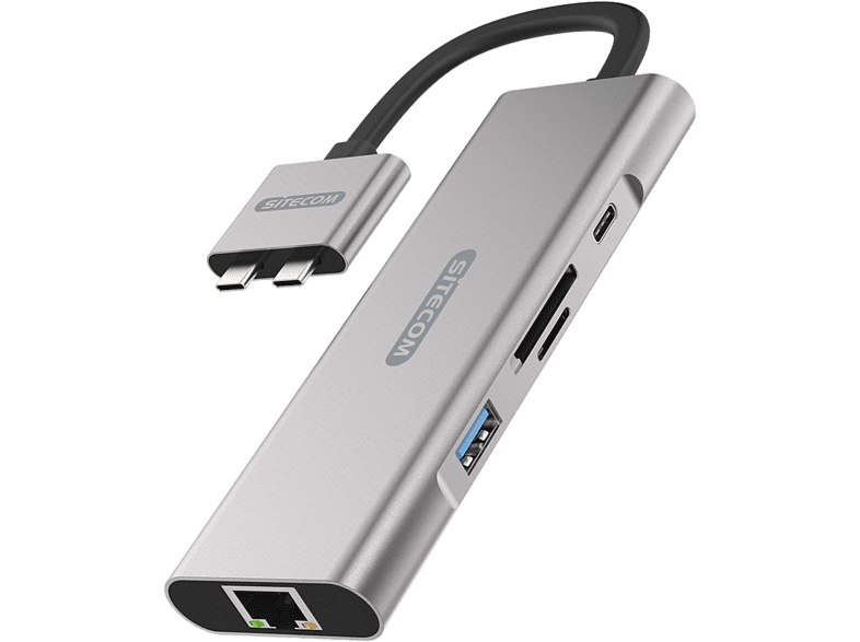 SITECOM Adaptateur Dual USB-C Multiport Pro (CN-411)