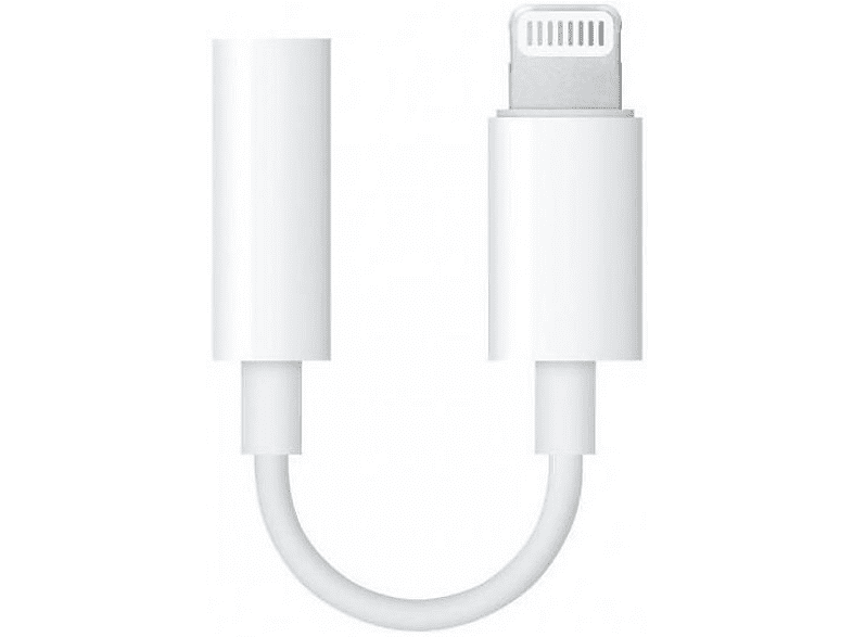 Adaptateur Apple Lightning vers Mini-Jack 3.5 mm Blanc - Câble