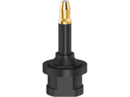 HAMA Adaptateur ODT Toslink - Jack 3.5 mm Doré Noir (205178)