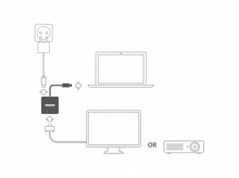 Charger l&#39;image dans la galerie, SITECOM Adaptateur USB-C / HDMI + port USB-C (CN-375)

