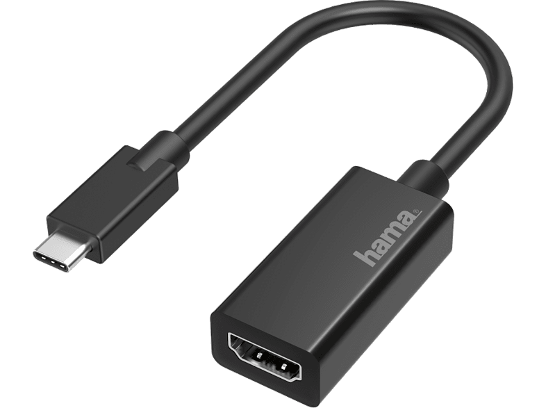 HAMA Adaptateur USB-C - HDMI Ultra HD 4K Noir (200315)