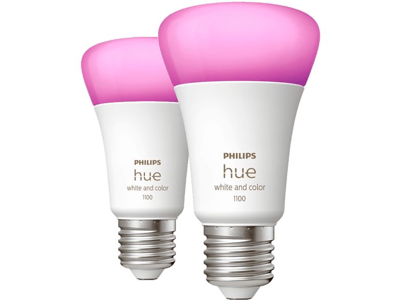 PHILIPS HUE Ampoule Smart White and Color E27 9 W - 2 pièces (55009400)