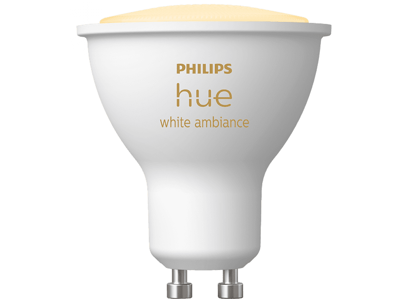 PHILIPS HUE Ampoule Smart White Ambiance GU10 4.3 W Blanc (33990300)