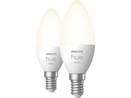 PHILIPS HUE Ampoule Smart White Blanc chaud E14 5.5 W - 2 pièces (32062800)