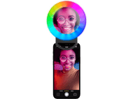 CELLULARLINE Anneau LED RGB de poche avec miroir (SELFIERINGCOLPOCKK)
