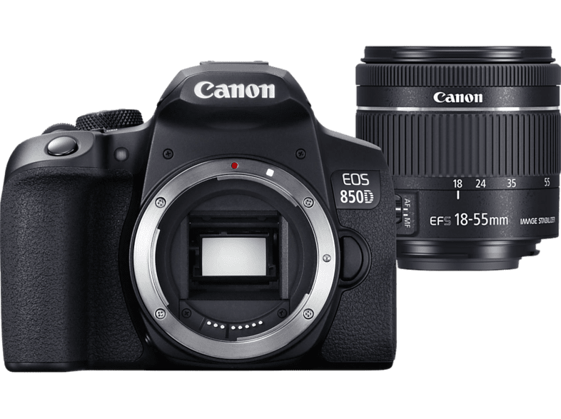 CANON Appareil photo reflex EOS 850D + 18-55 mm (3825C002AA)