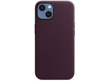 Charger l&#39;image dans la galerie, APPLE Cover Leather with Magsafe iPhone 13 Dark Cherry (
