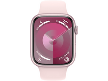 Charger l&#39;image dans la galerie, APPLE Watch Series 9 GPS 45mm Boîtier aluminium Light Pink, Bracelet Sport Light Pink - S/M (MR9G3QF/A)
