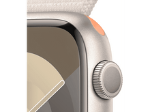 Charger l&#39;image dans la galerie, APPLE Watch Series 9 GPS 45mm Boîtier aluminium Starlight, Bracelet Sport Loop Starlight (MR983QF/A)

