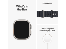 Charger l&#39;image dans la galerie, APPLE Watch Ultra GPS + Cellular 49 mm Boîtier en titane, Bracelet Océan Minuit (MQFK3NF/A)
