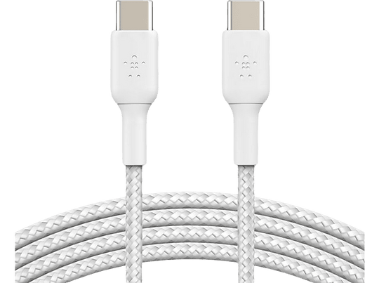 BELKIN Câble USB-C 1 m Blanc 2 pièces (CAB004BT1MWH2PK)