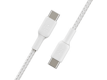 Charger l&#39;image dans la galerie, BELKIN Câble USB-C BoostCharge 2 m Blanc 2 pièces (CAB004BT2MWH2PK)
