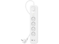 BELKIN Multiprise parafoudre 4 prises + ports USB-C / USB-A Blanc (SRB001CA2M)