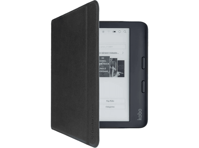 GECKO Bookcover EasyClick Libra 2 / Tolino Vision 6 Noir (V4T56C1)