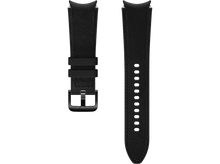 Charger l&#39;image dans la galerie, SAMSUNG Bracelet Galaxy Watch 4 / 5 (20 mm) Hybrid Leather Band Noir S/M (ET-SHR88SBEGEU)
