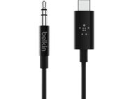 BELKIN Câble 3.5 mm jack / USB-C 1.8 m Noir (F7U079BT03-BLK)
