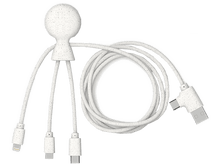Charger l&#39;image dans la galerie, XOOPAR Câble adaptateur USB-C / microUSB / Lightning Blanc (XP7102438LR)
