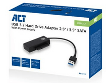 Charger l&#39;image dans la galerie, ACT Câble adaptateur USB vers SATA HDD/SSD 2.5&quot;/3.5&quot; (AC1515)
