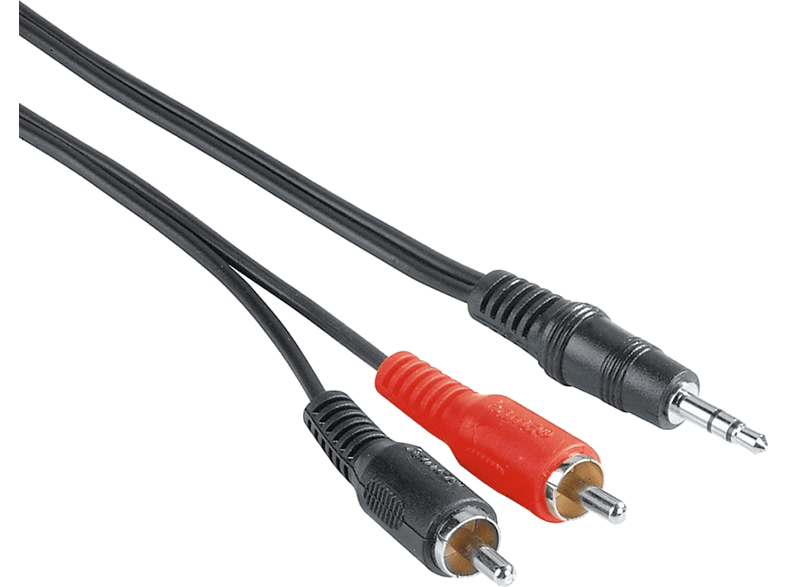HAMA Câble audio 3.5 mm Jack 2RCA 2 m (205106)