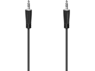 HAMA Câble audio Jack Stéréo 1.5 m Noir (205262)