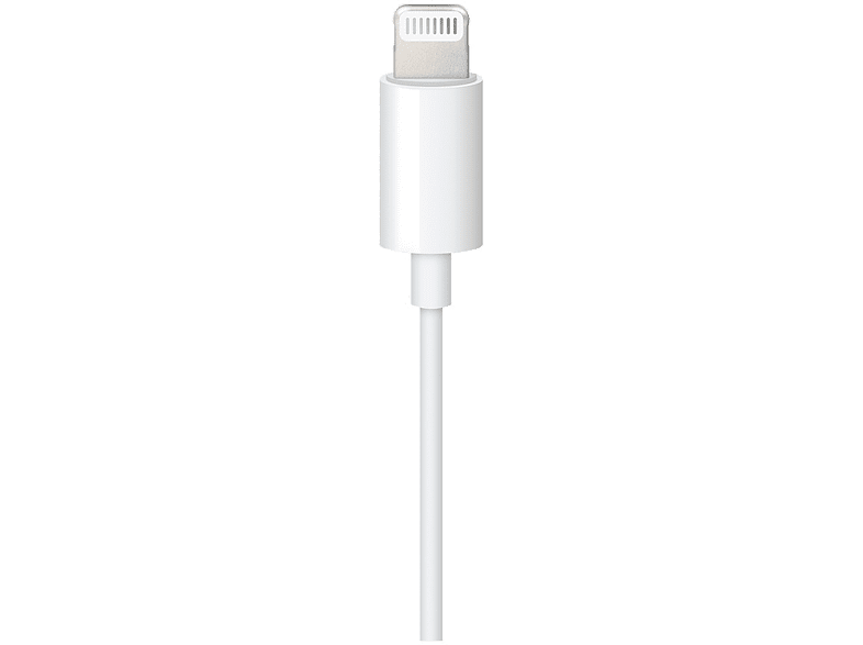 APPLE Câble audio mini-jack 3.5 mm - Lightning 1.2 m Blanc (MXK22ZM/A)