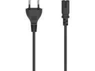 HAMA Câble d'alimentation 2-Pin (Double Groove) 1.5m (200732)
