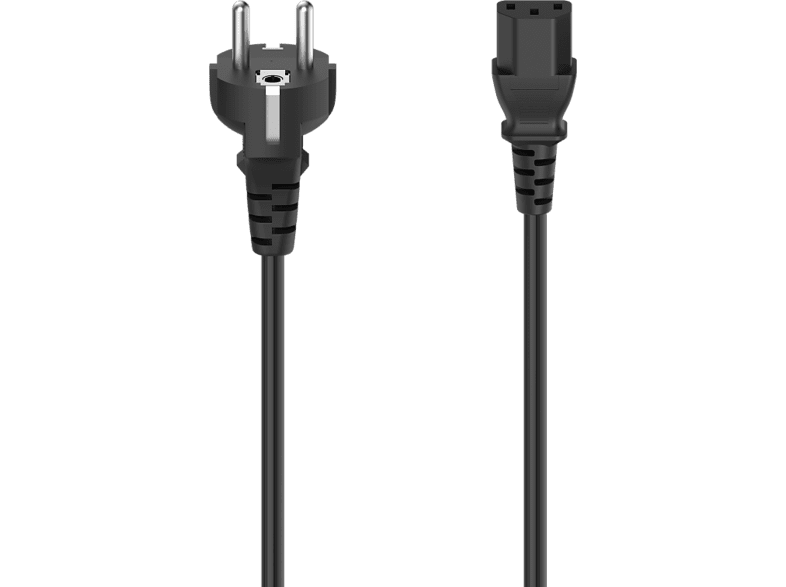 HAMA Câble d'alimentation 3-pin IEC 2.5 m Noir (200738)