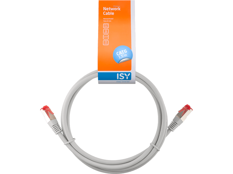 ISY Câble Ethernet Cat-6 1.5 m (IPC-6015-1)