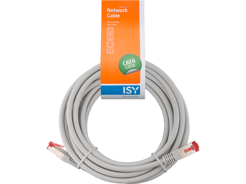 ISY Câble Ethernet Cat-6 5 m (IPC-6050-1)
