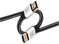 ISY Câble HDMI Plaqué or 3 m Blanc / Noir (IHD-5000-1)