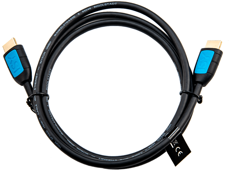 ISY Câble HDMI Plaqué or Ethernet 3 m Noir (IHD-3000)