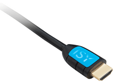 Charger l&#39;image dans la galerie, ISY Câble HDMI Plaqué or Ethernet 3 m Noir (IHD-3000)
